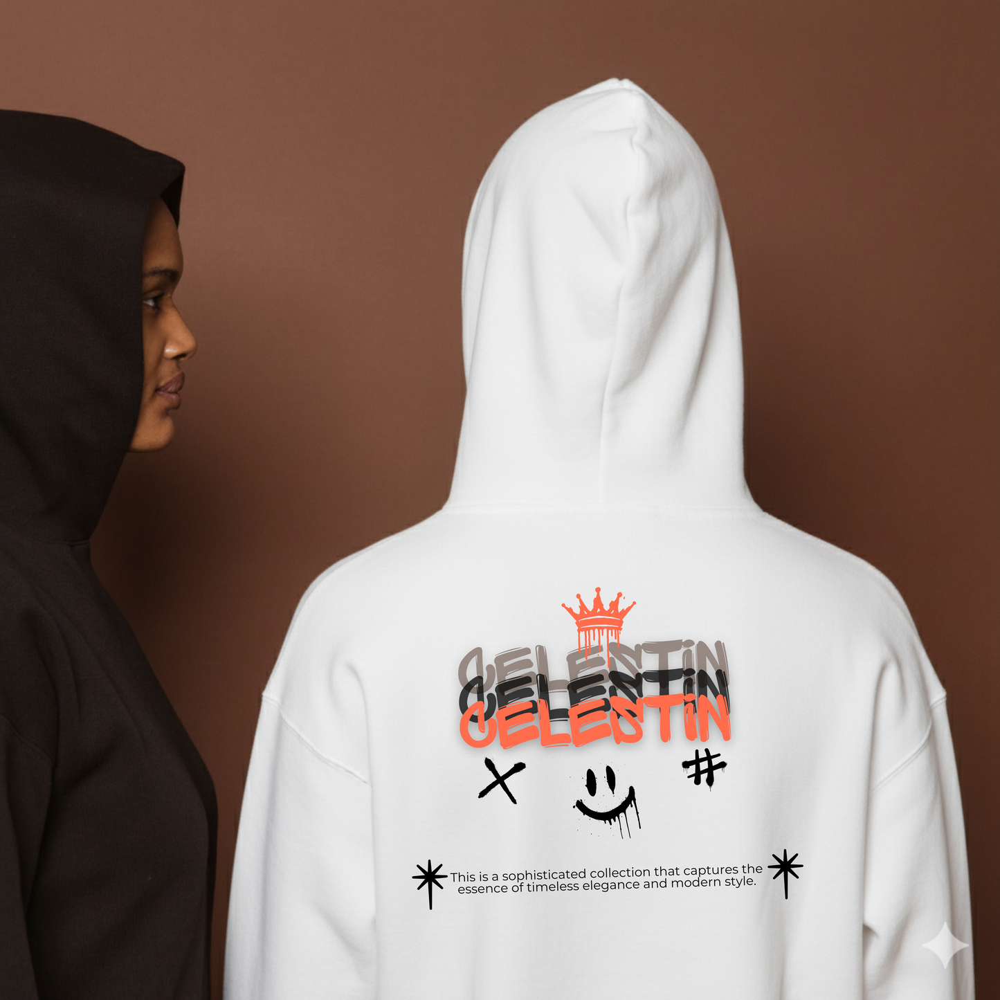 Hoodie/Saco “Celestin Crown” – Edición Exclusiva Roja