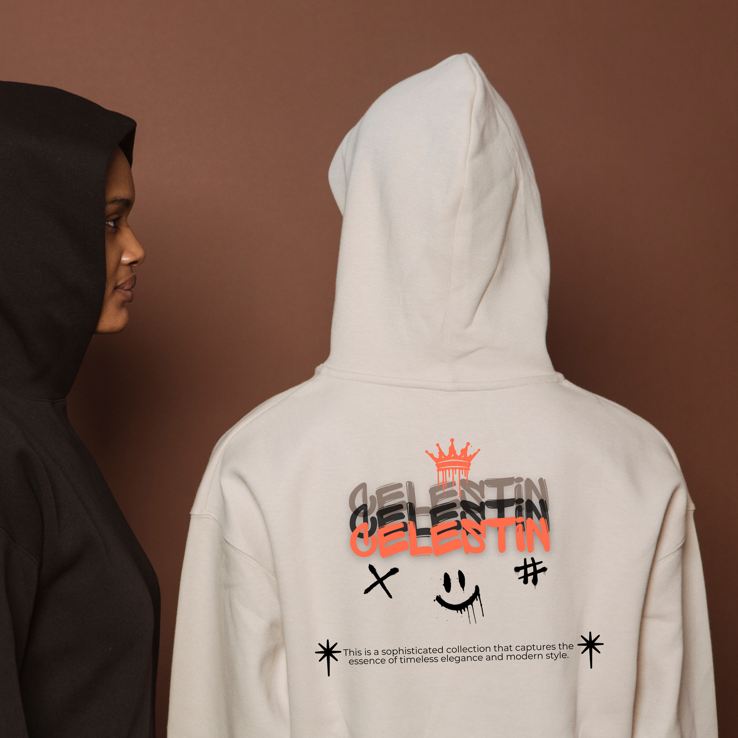 Hoodie/Saco “Celestin Crown” – Edición Exclusiva Roja